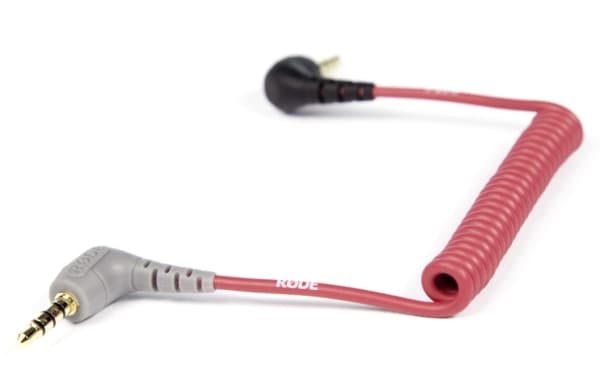 RØDE SC7 - Mikrofonkabel - mini-phone stereo 3.5 mm hane till 4-poligt minijack hane - 17 cm - skärmad - för RØDE VideoMic GO