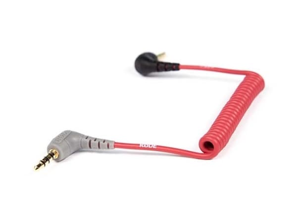 RØDE SC7 - Mikrofonkabel - mini-phone stereo 3.5 mm hane till 4-poligt minijack hane - 17 cm - skärmad - för RØDE VideoMic GO