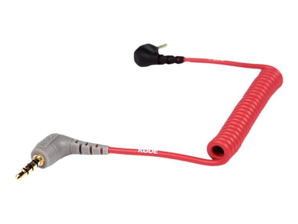 RØDE SC7 - Mikrofonkabel - mini-phone stereo 3.5 mm hann til 4-polsminijakk hann - 17 cm - skjermet - for RØDE VideoMic GO