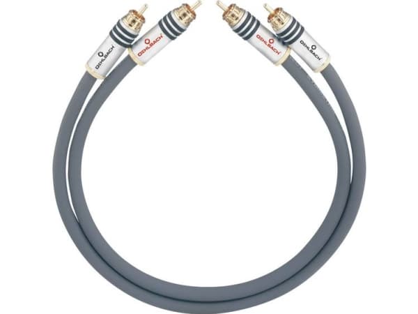 OEHLBACH NF 14 Master Set, 2 x RCA, Hanstik, 2 x RCA, Hanstik, 0,5 m, Grå