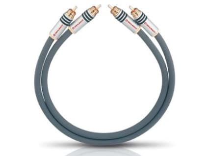 OEHLBACH NF 14 Master Set, 2 x RCA, Hankjønn, 2 x RCA, Hankjønn, 0,5 m, Grå