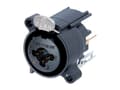 Miniatyrbild 1 av 3: Neutrik NCJ6FA-V, XLR, Svart, 1500 V, 10 mO, 50 V, 3 A