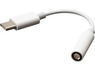 Akasa AK-CBCA27, USB C, Hankjønn, 3.5mm, Hunkjønn, 0,1 m, Hvit