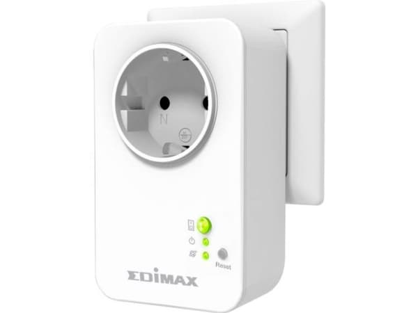Edimax SP-2101W V3, Langaton, Wi-Fi, 2400 MHz, 802.11b, 802.11g, Wi-Fi 4 (802.11n), Sisätila, Valkoinen
