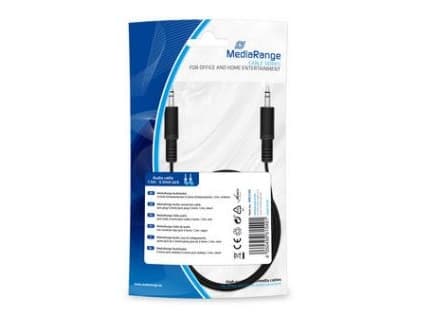 MediaRange MRCS188, 1,8 m, USB A, Mini-USB B, USB 2.0, 0,48 Gbit/sek., Sort