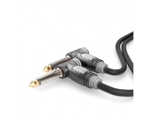 Sommer Cable HBA-6A-0150 Jack Audio Tilslutningskabel [1x Jackstik 6.3 mm (mono) - 1x Jackstik 6.3 mm (mono)] 1.50 m Sort