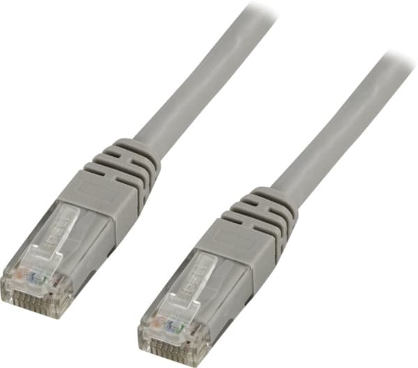 U/UTP Cat5e patch cable 2m, 100MHz, grey