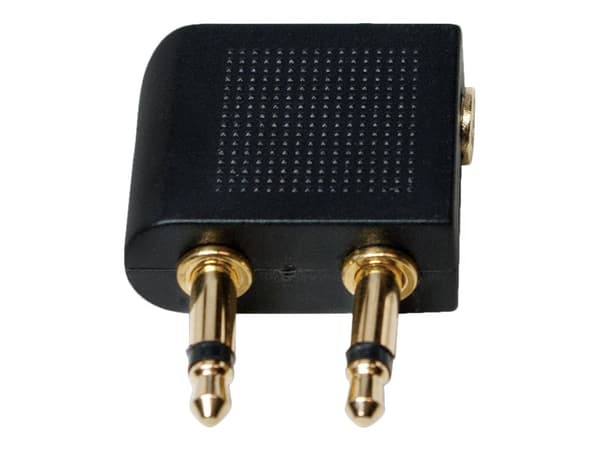 LogiLink - Fly-audioadapter - mono-ministik (han) til mini-telefonstereo 3,5 mm (hun)