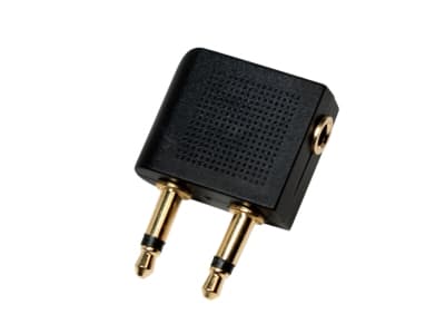 LogiLink - Fly-audioadapter - mono-ministik (han) til mini-telefonstereo 3,5 mm (hun)