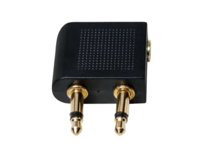 LogiLink - Fly-audioadapter - mono-ministik (han) til mini-telefonstereo 3,5 mm (hun)