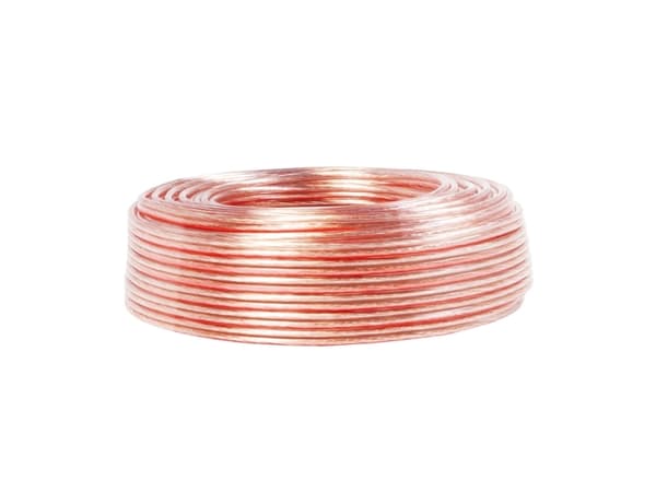 LogiLink CA1077, Kobberkledd aluminium (CCA), 50 m, Gjennomsiktig