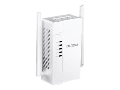 TRENDnet WiFi Everywhere Powerline 1200 AV2 Access Point TPL-430AP - Powerline adapter - 3-ports-switch - GigE - 802.11n/ac - Dubbelband - vägginstic