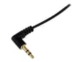 Miniatyrbild 2 av 5: StarTech.com 91 cm Slim 3,5 mm till högervinklad stereoaudiokabel – M/M