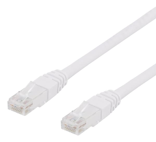 U/UTP Cat6 patch cable 25m 250MHz Deltacertified LSZH white