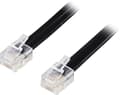 Miniatyrbild 1 av 4: Modular cable RJ12/6C 2m, black