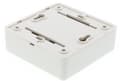 Miniatyrbilde 2 av 6: Wall socket, surface-mounted UTP, 2xRJ45, Cat6, white