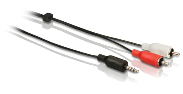 Philips SWA2527W - Lydkabel - mini-phone stereo 3.5 mm hann til RCA hann - 1.5 m - skjermet