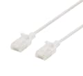 Miniatyrbilde 1 av 3: U/UTP Cat6a patch cable, slim, 3,5mm diameter, 1m, white