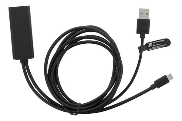 Ethernet adapter casting device 1m 100 Mbps USB-A+USB MicroB