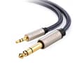 Miniatyrbilde 2 av 4: Ugreen - Lydkabel - stereojakk hann til mini-phone stereo 3.5 mm hann - 2 m - skjermet - grå