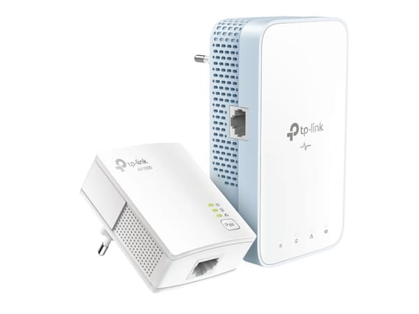 TP-Link TL-WPA7517 KIT V2 Wi-Fi Kit - Strømlinjeadaptersett 1GbE, HomePlug AV (HPAV), HomePlug AV (HPAV) 2.0, IEEE 1901 - Wi-Fi 5 - Dobbeltbånd - veg