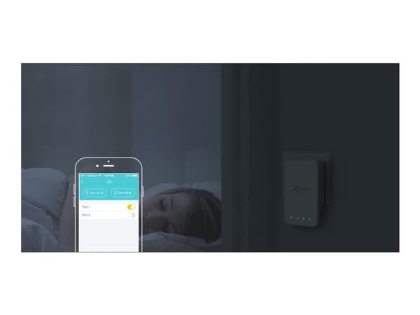TP-Link TL-WPA7517 KIT V2 Wi-Fi Kit - Strømlinjeadaptersett 1GbE, HomePlug AV (HPAV), HomePlug AV (HPAV) 2.0, IEEE 1901 - Wi-Fi 5 - Dobbeltbånd - veg