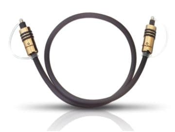 Oehlbach Toslink Digital lyd Tilslutningskabel [1x Toslink-stik (ODT) - 1x Toslink-stik (ODT)] 2.00 m Grå