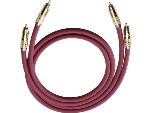 OEHLBACH 1m NF 214 Master Set, Hanstik, 2 x RCA, Hanstik, 1 m, Anthracit