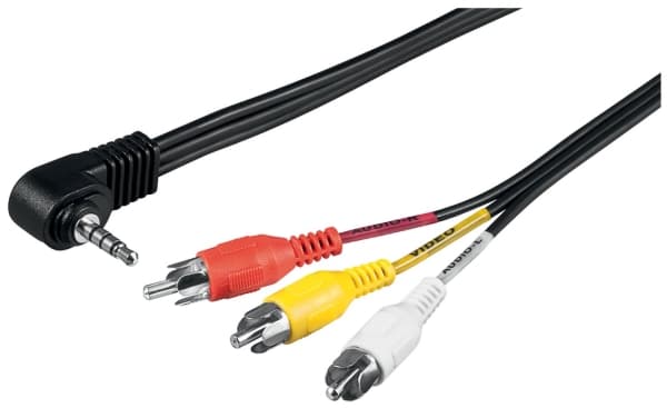 Goobay AVK 199-150 1.5m, 3.5mm, Hankjønn, 3 x RCA, Hankjønn, 1,5 m