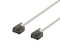 Pikkukuva 3 / 3: U/UTP Cat6a patch cable, flat, 0.3m, 1mm thick, grey