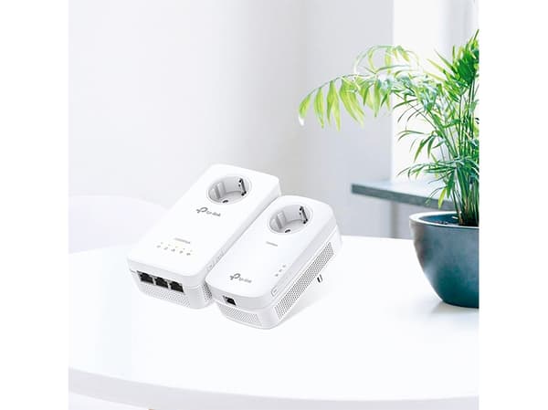 TP-Link - Powerline Wi-Fi Kit - bro - - HomePlug AV (HPAV), HomePlug AV (HPAV) 2.0, IEEE 1901 - veggpluggbar