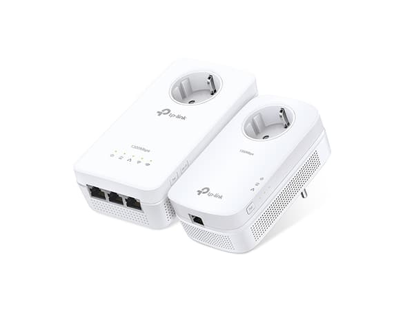 TP-Link - Powerline Wi-Fi Kit - bro - - HomePlug AV (HPAV), HomePlug AV (HPAV) 2.0, IEEE 1901 - veggpluggbar Hvit