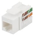Miniatyrbilde 4 av 5: Cat6A Keystone jack, LSA/110 termination, plastic, 90, white