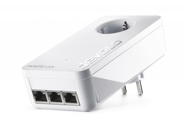 Devolo Magic 2 LAN trippel, 2400 Mbit/s, IEEE 802.1p, IEEE 802.3, IEEE 802.3ab, IEEE 802.3u, IEEE 802.3x, Type F, Gigabit Ethernet, 10.100,1000 Mbit/