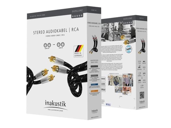 InAkustik in-akustinen äänikaapeli Stereo RCA &lt;&gt; RCA 0,75 m