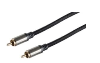 S-Conn BS20-40025, RCA, Hankjønn, RCA, Hankjønn, 1 m, Svart