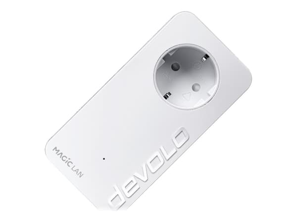 Devolo Magic 2 LAN, 2400 Mbit/s, IEEE 802.1p, IEEE 802.3, IEEE 802.3ab, IEEE 802.3u, IEEE 802.3x, Gigabitti Ethernet, 10,100,1000 Mbit/s, 10BASE-T, 1