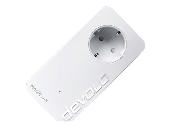 devolo Magic 2 LAN - Starter Kit - brygga - - 1GbE, HomeGrid - vägginsticksbar (paket om 2)