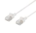 Miniatyrbild 3 av 3: U/FTP Cat6a patch cable, slim 3.8mm in diameter, 1,5m, white