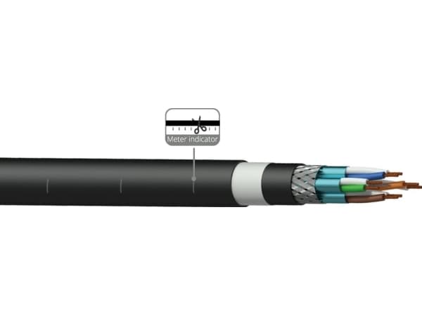 PROCAB CLS215-CCA/1, Kopper, 100 m, Sort