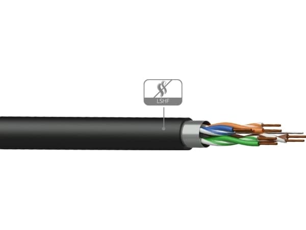 PROCAB CLS215-CCA/1, Kopper, 100 m, Sort