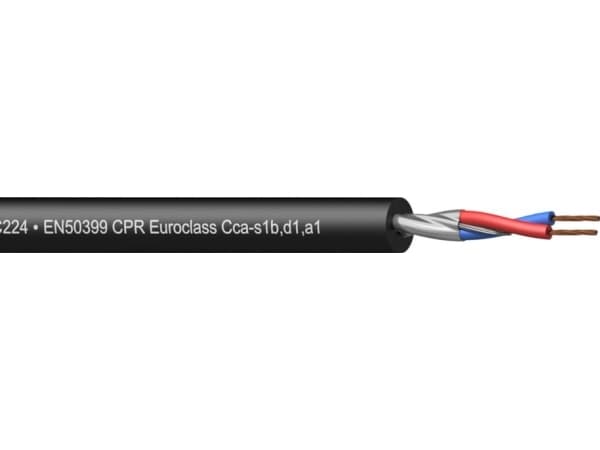 PROCAB CMC224-CCA/1, 100 m, Sort