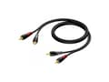 Miniatyrbild 5 av 5: Procab Classic Series CLA800 - Ljudkabel - RCA x 2 hane till RCA x 2 hane - 50 cm