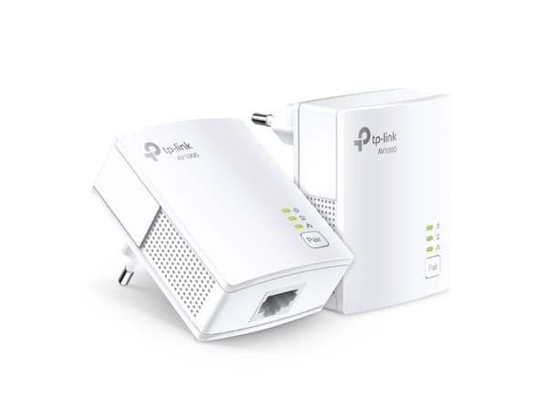 TP-Link TL-PA7019 KIT, 1000 Mbit/s, IEEE 1901, IEEE 802.3, IEEE 802.3ab, IEEE 802.3u, Type C, Gigabit Ethernet, 10,100,1000 Mbit/s, HomePlug AV2 Hvit