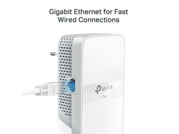 TP-Link - - PowerLine adaptersats - - HomePlug AV (HPAV), HomePlug AV (HPAV) 2.0, IEEE 1901 - vägginsticksbar
