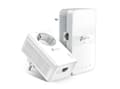 Miniatyrbild 1 av 5: TP-Link - - PowerLine adaptersats - - HomePlug AV (HPAV), HomePlug AV (HPAV) 2.0, IEEE 1901 - vägginsticksbar