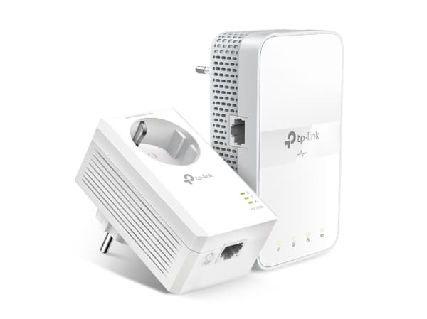 TP-Link - - strømlinjeadaptersett - - HomePlug AV (HPAV), HomePlug AV (HPAV) 2.0, IEEE 1901 - veggpluggbar Hvit
