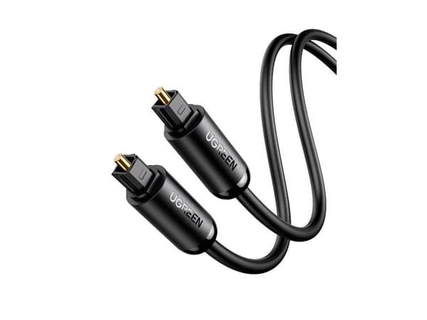 Ugreen 70891, TOSLINK, Hankjønn, TOSLINK, Hankjønn, 1,5 m, Grå
