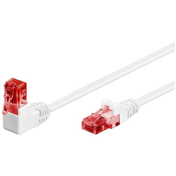 Goobay UTP Verkkokaapeli, kulma, Cat 6 1M
