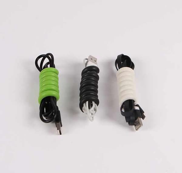 2-pack - Kierukkakaapelipidike - Järjestettyihin kaapeleihin!